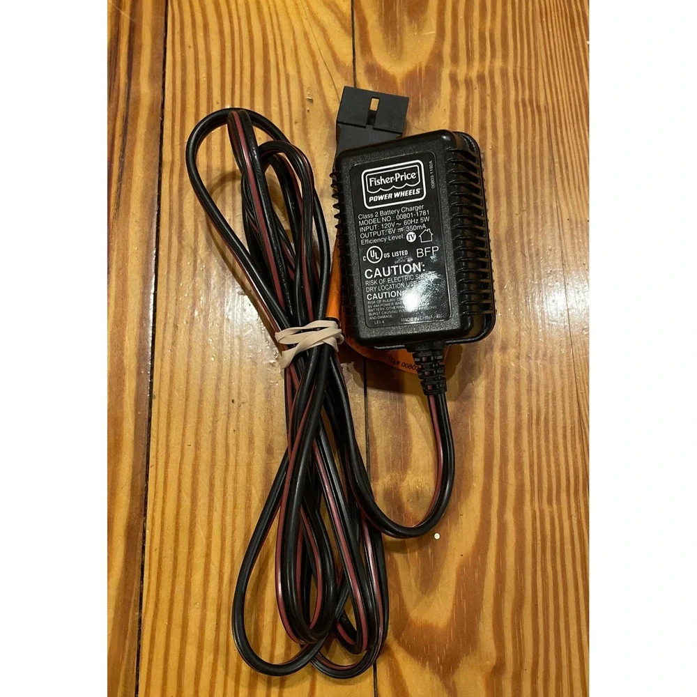 OEM Fisher Price Power Wheels 6V BLUE Battery Charger 00801-1781